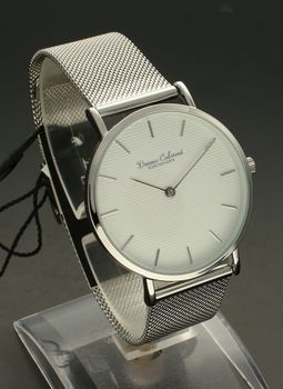 Zegarek damski biżuteryjny z dużą tarczą Bruno Calvani BC90516 SILVER.  Tarcza zegarka okrągła w kolorze srebrnym z wyraźnymi srebrnymi indeksami, wskazówki w kolorze srebrnym. Dodatkowym atutem zegarka jest wyraźne logo (3).jpg